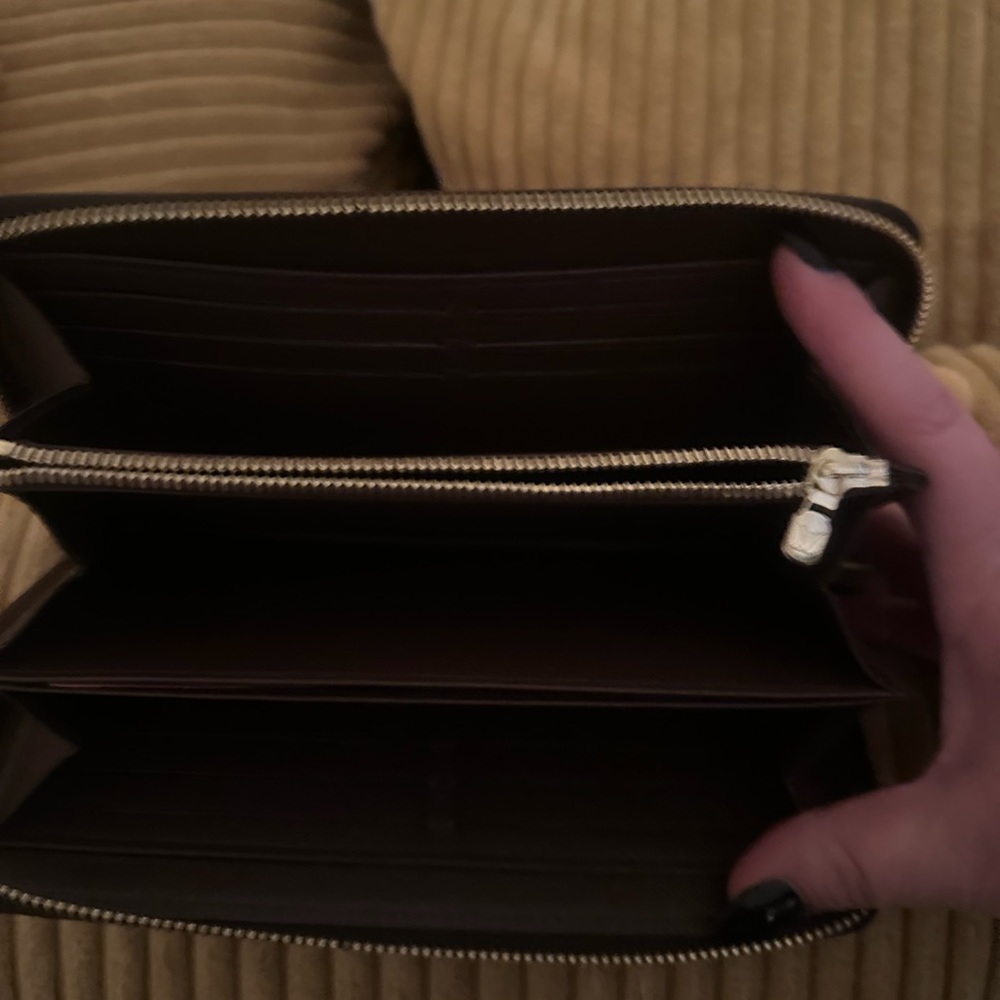 Authentic Louis Vuitton speedy 35 ebene and authentic matching zippy wallet